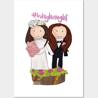 Wayhaught Wedding cake topper Posters and Art